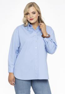 Blouse met knopen POPLIN STRETCH