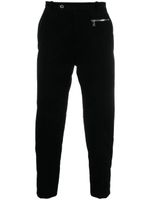 Balmain pantalon droit à poche zippée - Noir