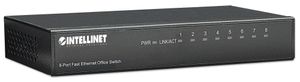 Intellinet 8-Port Fast Ethernet Office Switch Fast Ethernet (10/100) Zwart