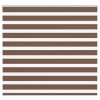 VidaXL Zebra rolgordijn 165x150 cm stofbreedte 160,9cm polyester bruin