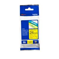 Labeltape Brother P-touch TZe-651 standaard 24mm zwart op geel | 25 stuks