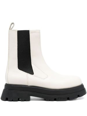 Ash bottines à empiècements élastiqués - Tons neutres