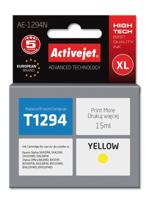 Activejet Activejet-inkt AE-1294N (inktpatroon voor Epson T1294; Supreme; 15 ml; geel)