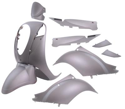 Plaatset 10-delig Edge voor Sym Mio - mat grijs