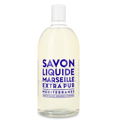 Compagnie de Provence Gel Mediterranee Savon Liquide Marseille Extra Pur 1000ml