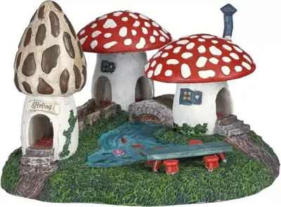 Luville Efteling Paddenstoelenparcours 19.5x19.5x13.5 cm