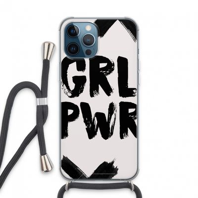 Girl Power #2: iPhone 13 Pro Max Transparant Hoesje met koord