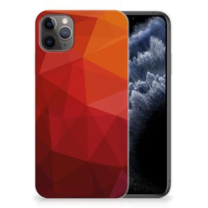 TPU Hoesje voor Apple iPhone 11 Pro Max Polygon Red