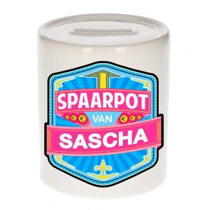 Kinder spaarpot voor Sascha