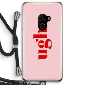 Ugh: Xiaomi Mi Mix 2 Transparant Hoesje met koord