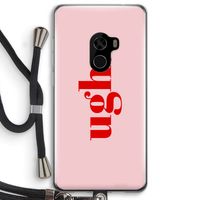Ugh: Xiaomi Mi Mix 2 Transparant Hoesje met koord