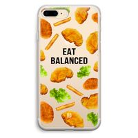 Eat Balanced: iPhone 7 Plus Transparant Hoesje