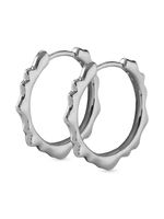 Monica Vinader petites boucles d'oreilles Siren Muse - Argent