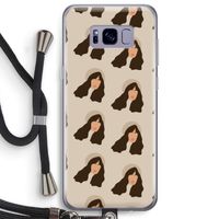Bonjour mon amour: Samsung Galaxy S8 Plus Transparant Hoesje met koord