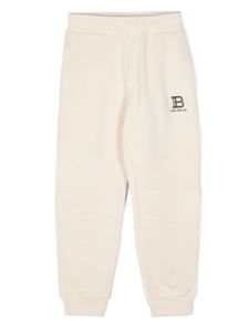 Balmain Kids pantalon de jogging à logo - Tons neutres