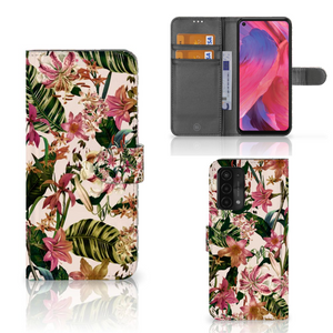 OPPO A54 5G | A74 5G | A93 5G Hoesje Flowers