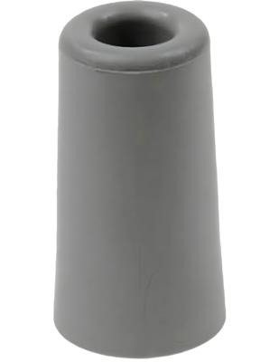 Deurbuffer rubber 75mm grijs - Deltafix