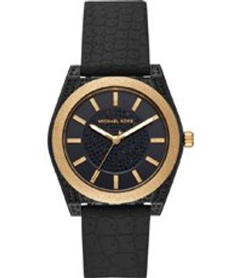 Horlogeband Michael Kors MK6703 Silicoon Zwart 20mm