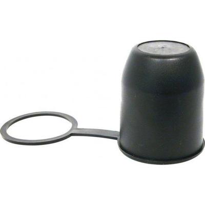 Trekhaakdop - zwart - kunststof - met ring - auto accessoire