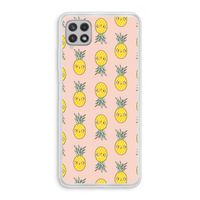 Ananas: Samsung Galaxy A22 4G Transparant Hoesje