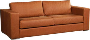 Leren bank Flow, 3-zitsbank - Echt leer, Modern, Comfortabel en kies uit meer dan 150+ kleuren - Ontdek de Vele Leersoorten en Kleuren bij ShopX