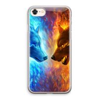 Fire & Ice: iPhone 8 Transparant Hoesje