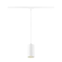 SLV Hanglamp voor railAsto Tube 1-fase wit - 1010100