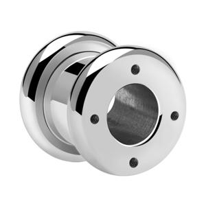 Tunnel met Hole for attachment Chirurgisch staal 316L Tunnels & Plugs