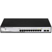 D-Link DGS-1210-10 Managed L2 Gigabit Ethernet (10/100/1000) 1U Zwart, Grijs - thumbnail