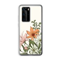 Floral bouquet: Huawei P40 Pro Transparant Hoesje