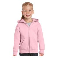 Lichtroze capuchon vest voor meisjes XL (176)  -