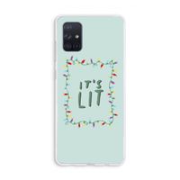 It's Lit: Galaxy A71 Transparant Hoesje