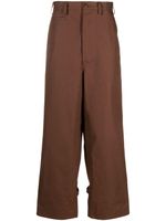 Kenzo pantalon droit à trois poches - Marron
