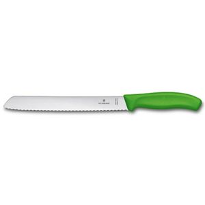 Victorinox - Victorinox Broodmes Swiss Classic, rvs groen kunststof