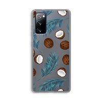 Kokosnoot roze: Samsung Galaxy S20 FE / S20 FE 5G Transparant Hoesje