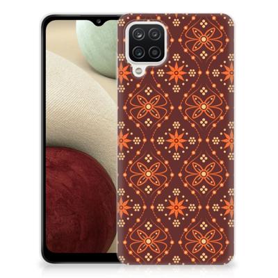Samsung Galaxy A12 | TPU bumper | Batik Brown