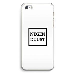 Negenduust vierkant: iPhone 5 / 5S / SE Transparant Hoesje