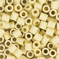 NABBI Biobeads van , afm 5x5 mm, gatgrootte 2.5 mm, medium, lichtgeel, 1000 stuk/ 1 doos