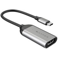 HYPER HD-H8K-GL USB-C / HDMI Adapter [1x USB-C stekker - 1x HDMI-bus] Zilver