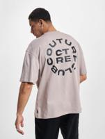 Couture Club Ctre Circle Graphic Regular Fit T-Shirt Heren Beige - Maat XS - Kleur: Beige | Soccerfanshop