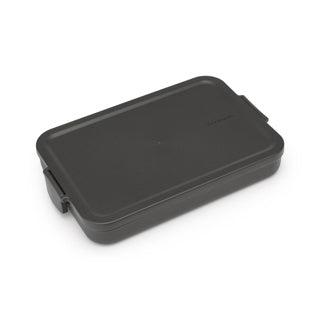 Brabantia lunchbox make & take plat donkergrijs