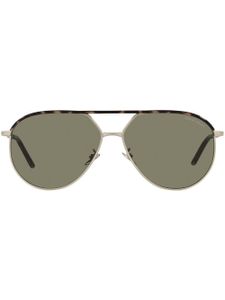 Giorgio Armani lunettes de soleil à monture aviateur