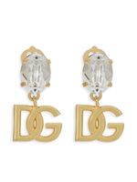 Dolce & Gabbana boucles d'oreilles DG à ornements strassés - thumbnail