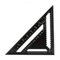 Hoek liniaal meetinstrument voor houtbewerking Square layout gauge (12 inch zwart)