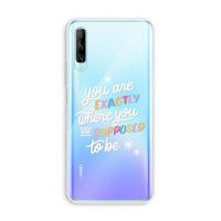 Right Place: Huawei P Smart Pro Transparant Hoesje