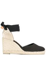 Castañer espadrilles compensées - Noir - thumbnail