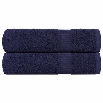 VidaXL Douchehanddoeken 2 st 70x140cm 360 g/m² 100% katoen marineblauw
