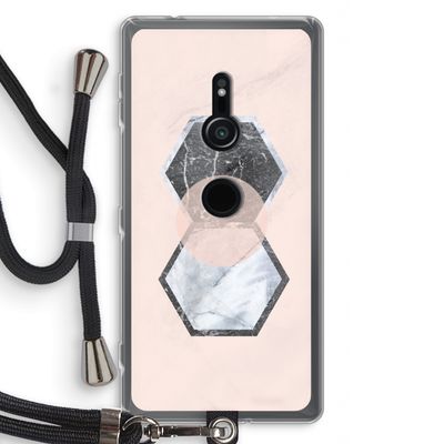 Creatieve toets: Sony Xperia XZ2 Transparant Hoesje met koord