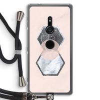 Creatieve toets: Sony Xperia XZ2 Transparant Hoesje met koord