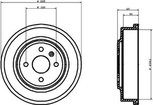 Textar Remtrommel 94031500